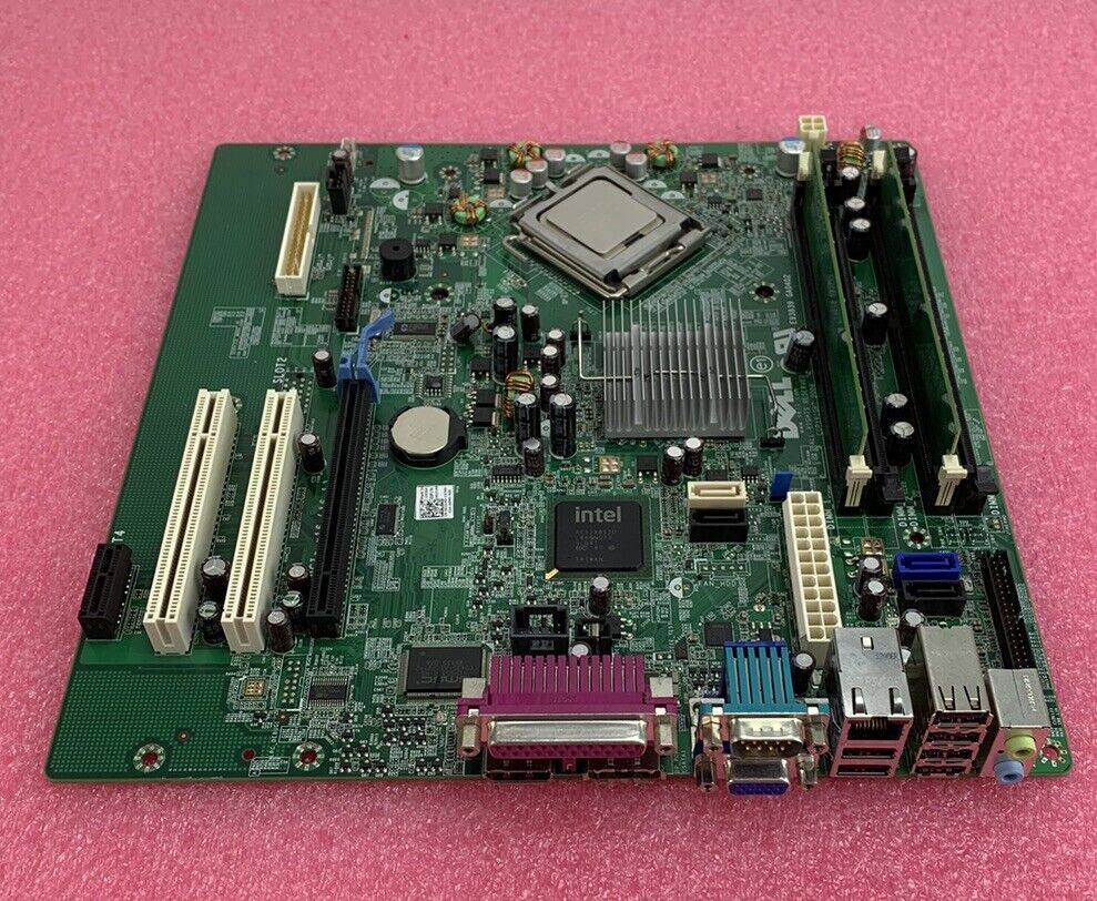 Dell OG214D Motherboard Intel Core 2 Duo E8400 3.00GHz 2GB RAM No Shield