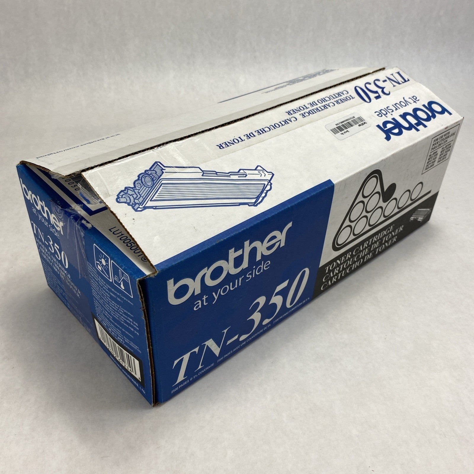 Genuine Brother TN-350 Black Toner Cartridge 2500 Pages - Open Box0