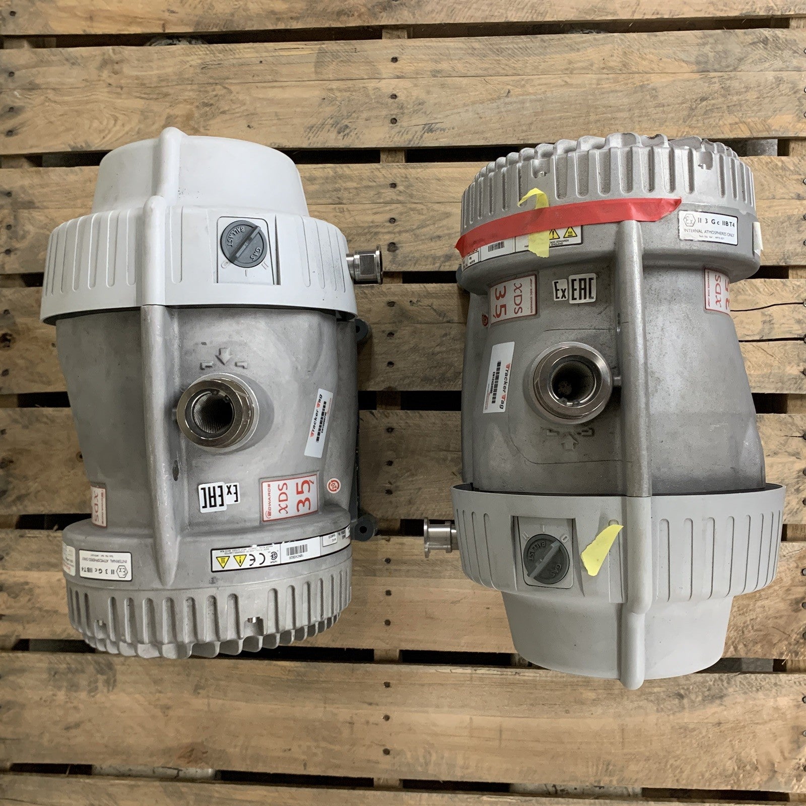 XDS 35i Edwards A730-01-983 Dry Scroll Vacuum Pump Parts and Repair Pair of 2x
