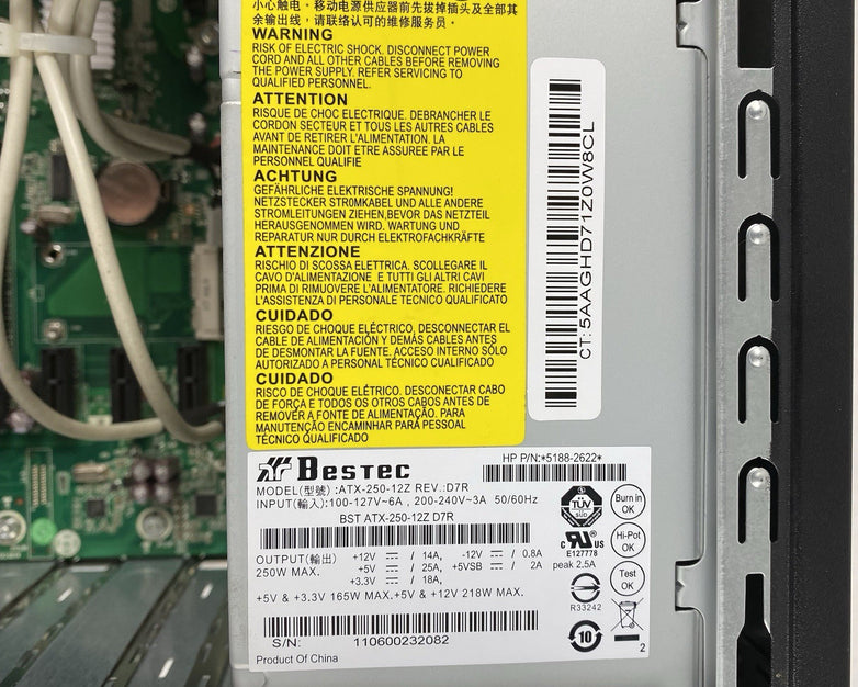 HP Pavilion P7-1010z MT AMD Athlon II x4 645 3.10GHz 4GB RAM No HDD No OS