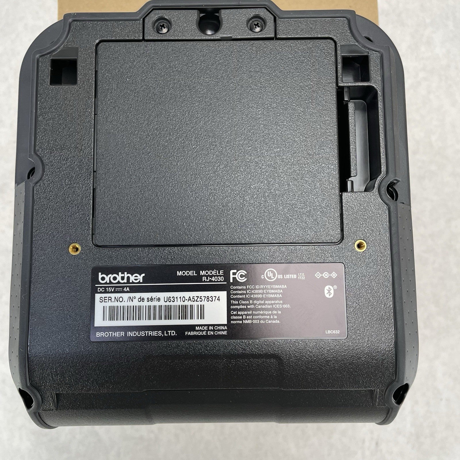 Brother Ruggedjet RJ4030 4030AI Mobile BlueTooth No Battery or Charger