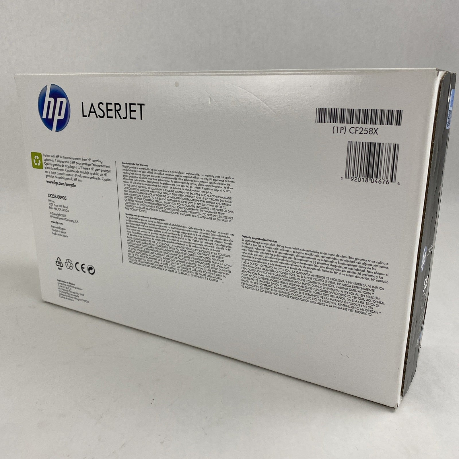 HP CF258X 58X Black High Yield Toner Cartridge For HP LaserJet3