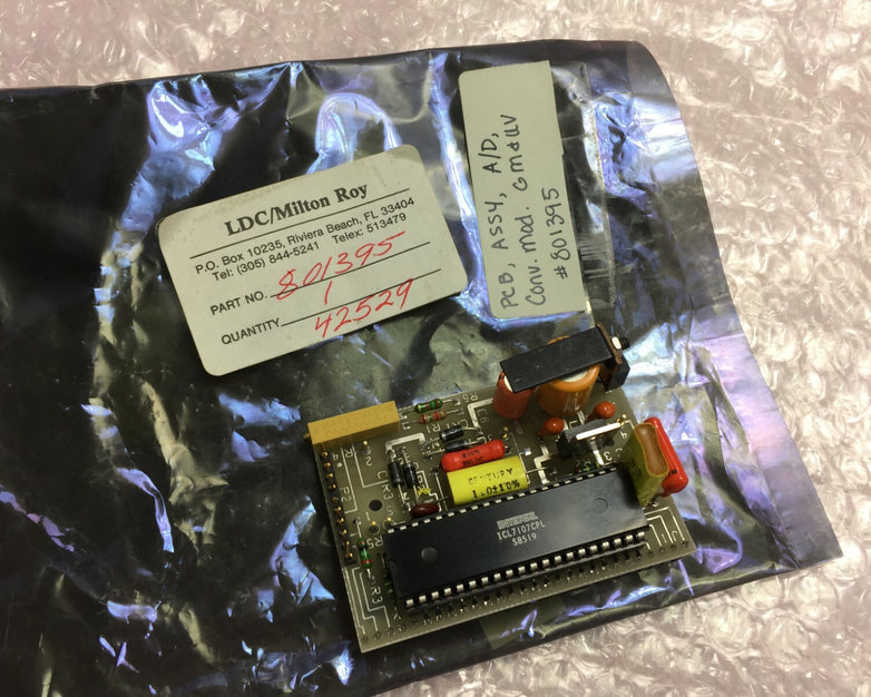 LDC / Milton Roy Part# 801395  PCB Assy, A/D Conv Mod  GM & UV