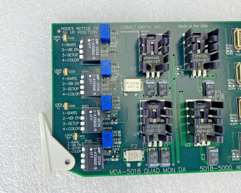 Cobalt Digital Inc MDA-5018 Dual MON DA 5018-5000