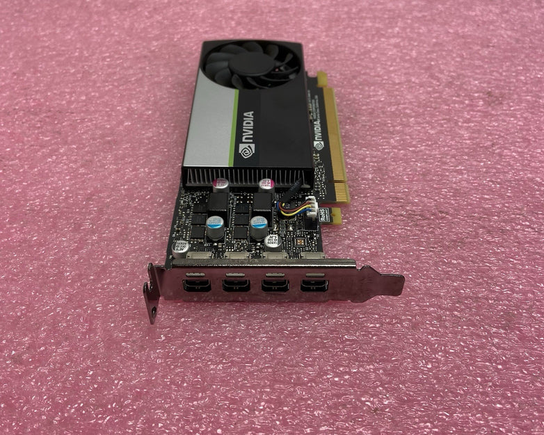 PNY Nvidia Quadro T1000 4GB GDDR6 PCIe x16 Mini DP x4 Low Profile Graphics Card