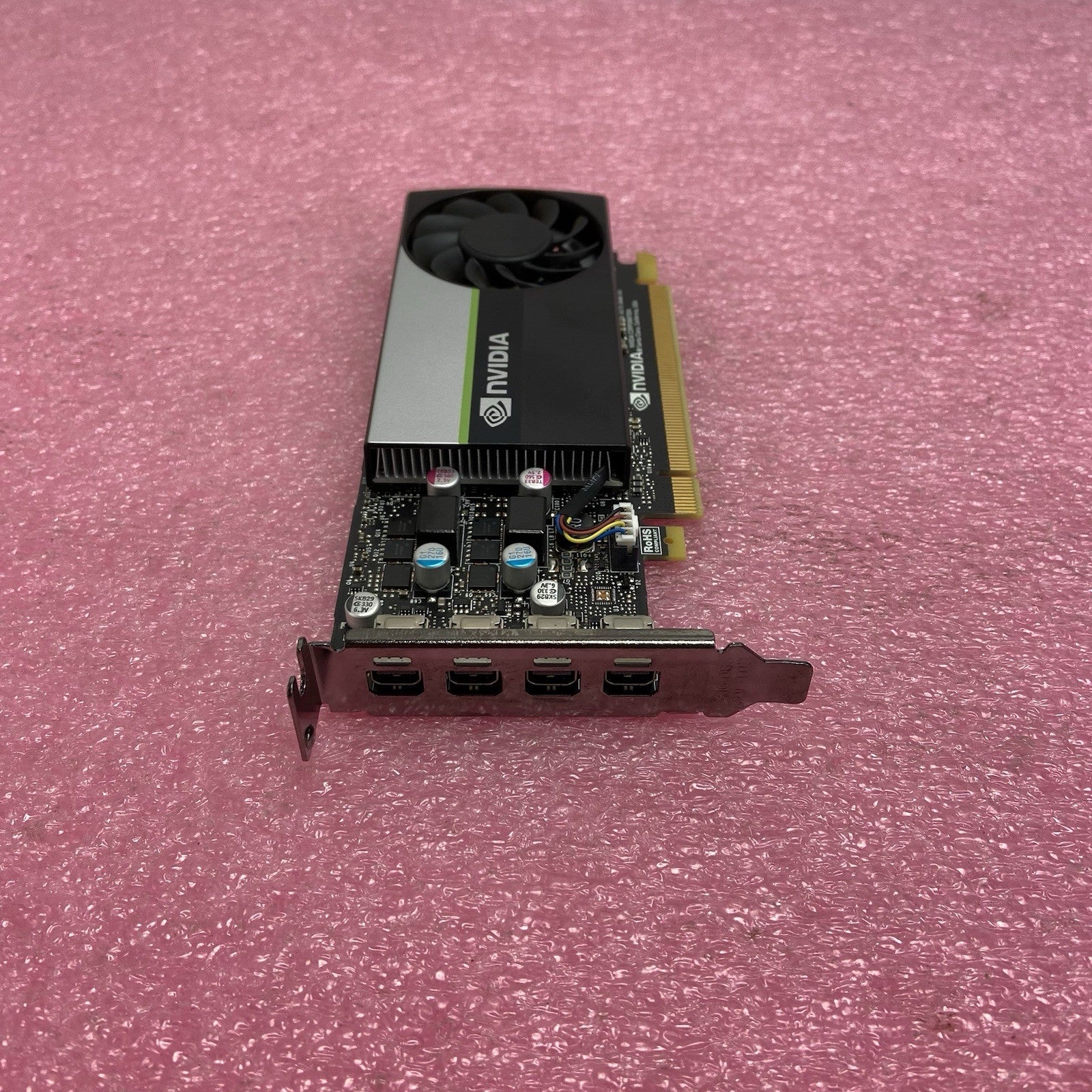 PNY Nvidia Quadro T1000 4GB GDDR6 PCIe x16 Mini DP x4 Low Profile Graphics Card3