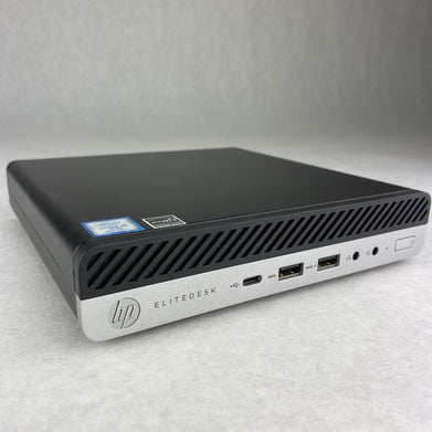 HP EliteDesk 800 G4 DM 35W Six Core i5-8500T 2.10GHz 1x8GB RAM WiFi No AC HDD OS