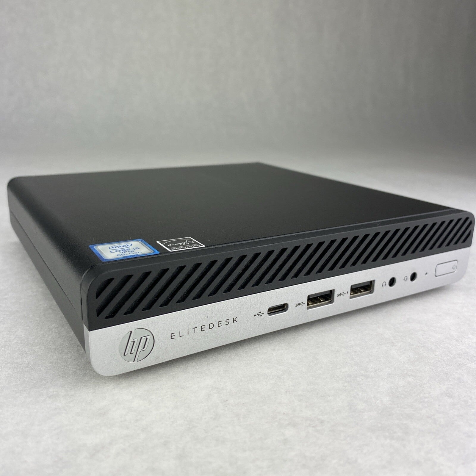 HP EliteDesk 800 G4 DM 35W Six Core i5-8500T 2.10GHz 1x8GB RAM WiFi No AC HDD OS