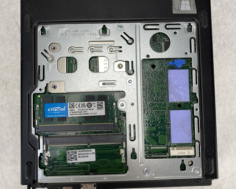 Lenovo ThinkCentre M70q Micro Intel Core i5-10500T 2.3GHz 16GB RAM No HDD/OS/AC