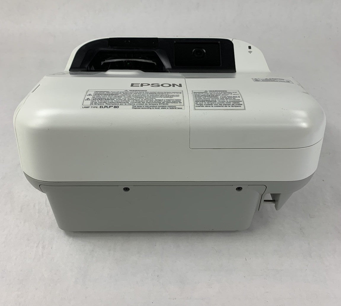 Epson BrightLink 595Wi H599A LCD Lamp Projector 2105 Lamp Hours - No Remote1