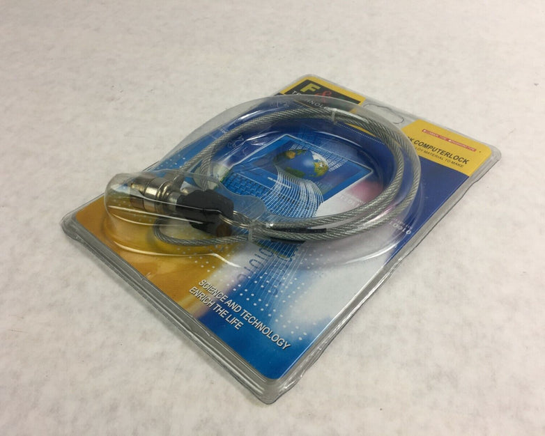 F & K Technology Notebook Computer Cable Key Lock (Lot of 5)