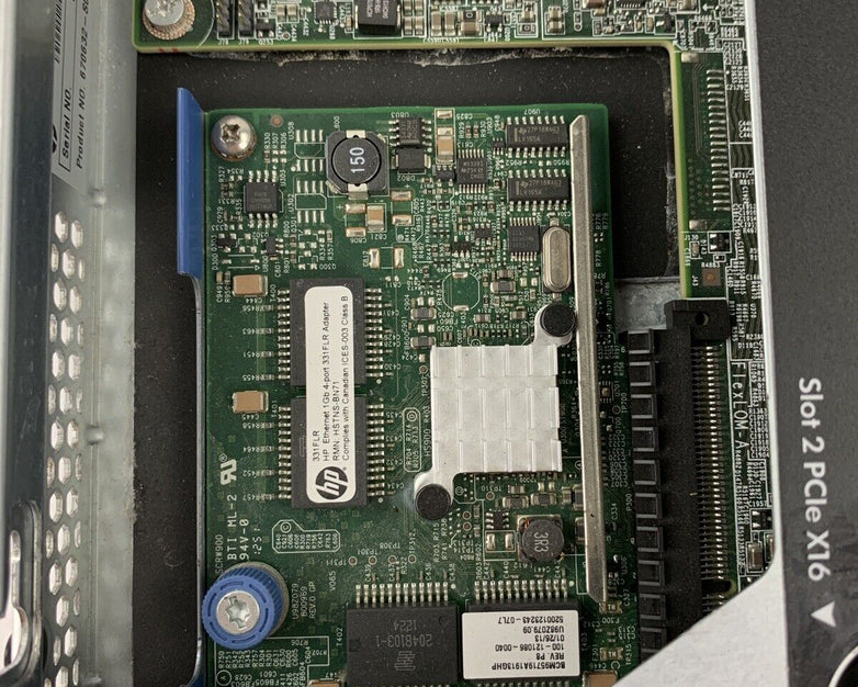HP Proliant DL360p G8 Gen8 2x Quad Core E5-2609 2.4 GHz 16 GB RAM No HDD No OS