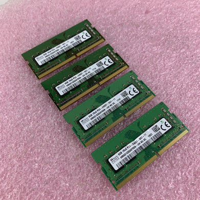 SK Hynix 8 GB HMA81GS6AFR8N-UH PC4 DDR4-2400 Laptop Ram Memory Lot of 4