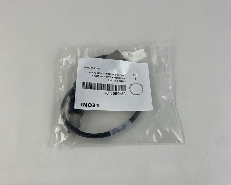 Leoni 37-0891-01 Bladestack Cable Assembly 0.5M Black - New - Lot of 7