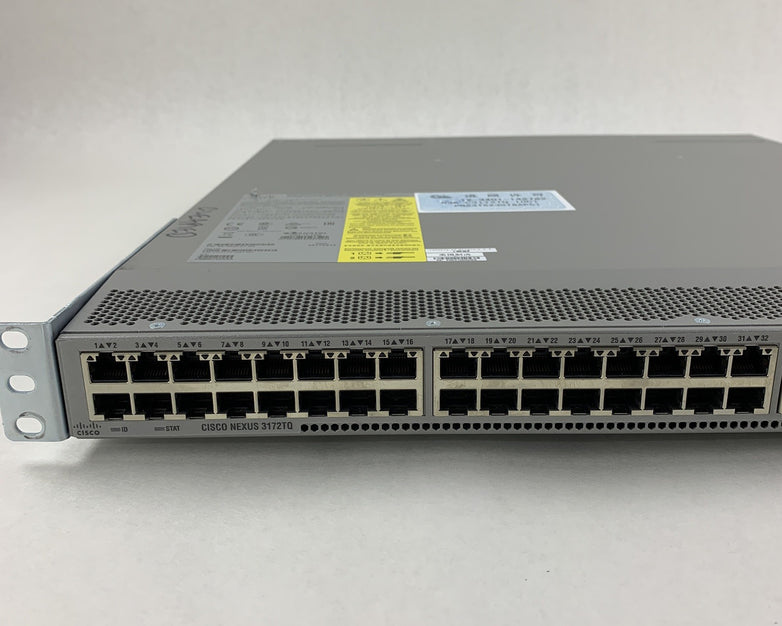 Cisco N3K-C3172TQ-10GT 48-Port 10GbEv 6x 40GbE Switch 2x Power Sup Tested Reset