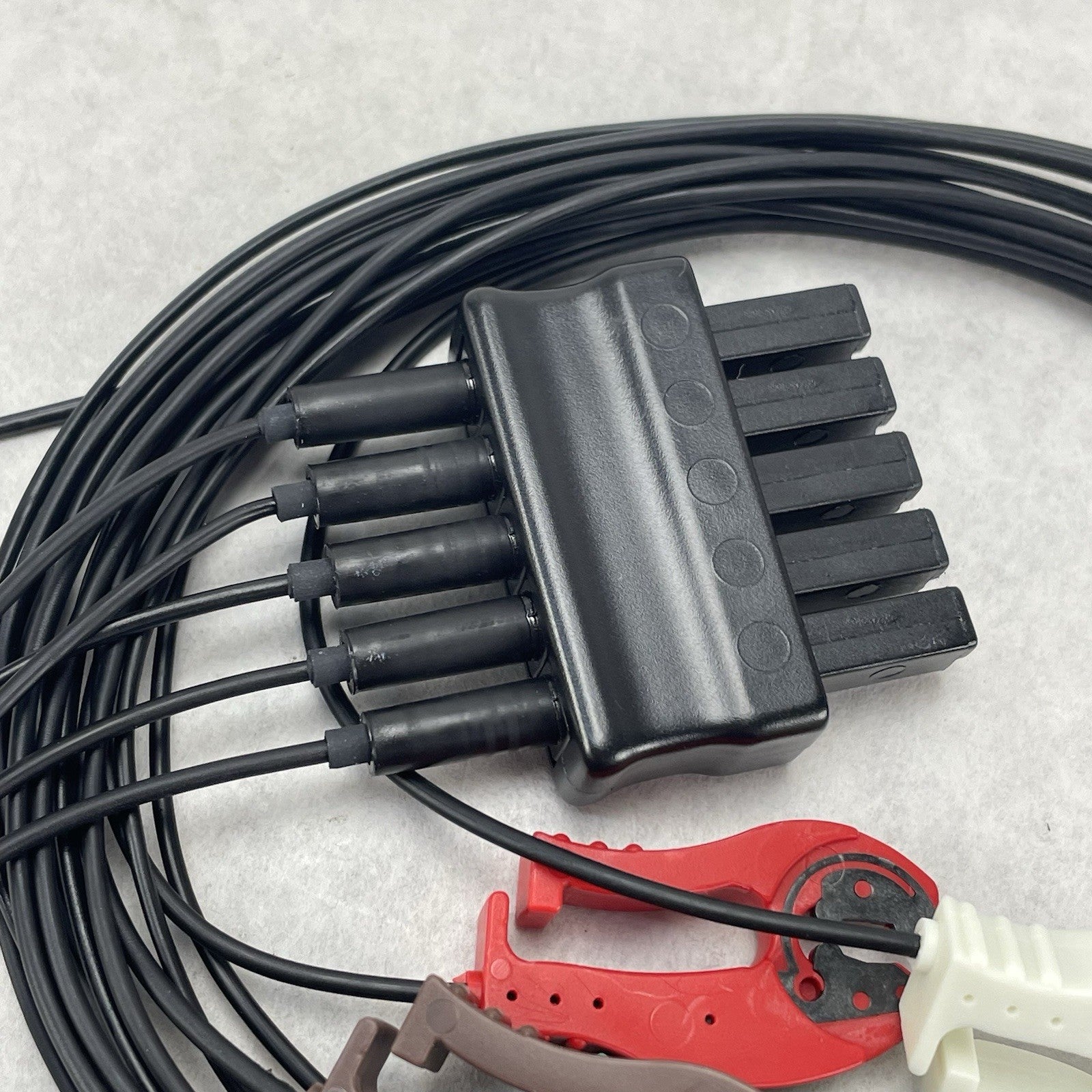 ECG 5-Wire Set AHA Clip 1.2 m Radiolucent Schiller 2.410308 Change 766546046