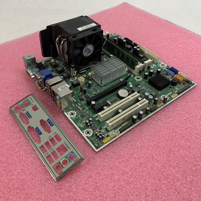 HP PRC 3000 SGF Motherboard Pentium Dual-Core E6700 3.2GHz 2GB RAM w/ Shield