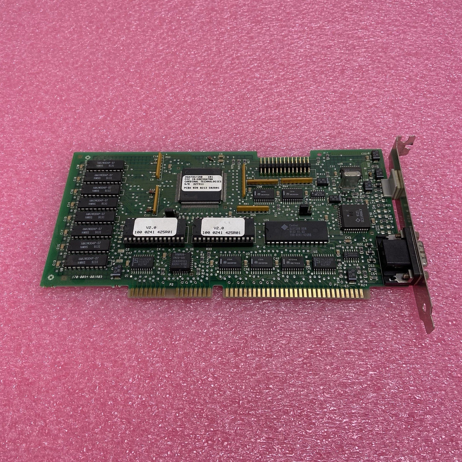 Cardinal Techologies VGA732 1MB 16-bit ISA Graphics Card4