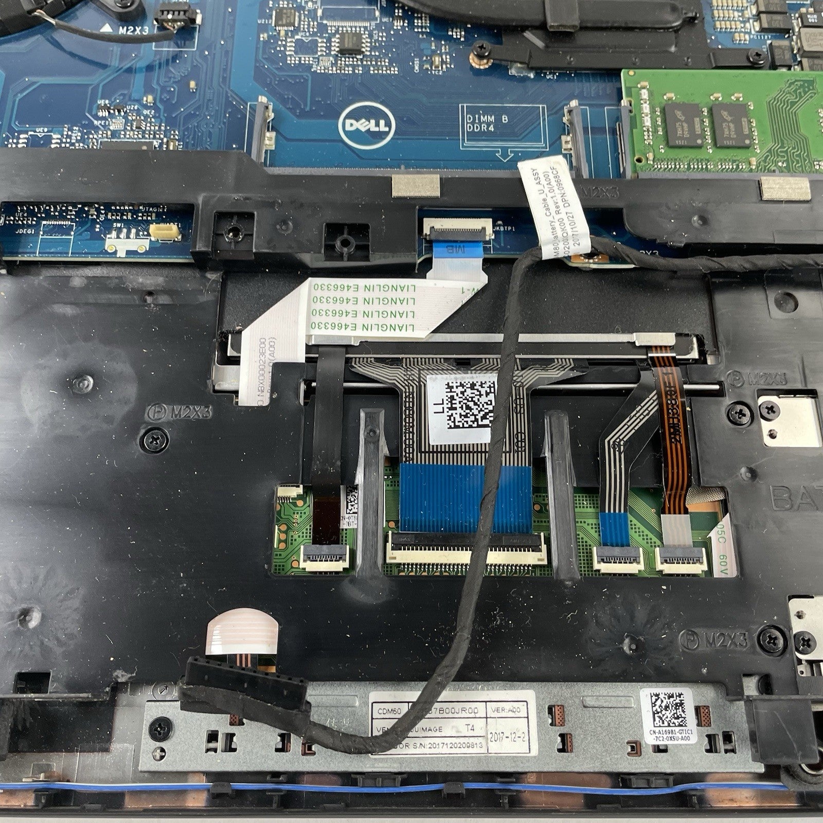 Dell Latitude 5580 15.6" i5-7300U 2.6 GHz 8 GB RAM No SSD/OS/AC - Bad Back Edge22