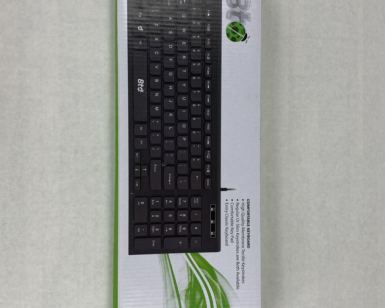 BTO USB Wired Comfortable Keyboard