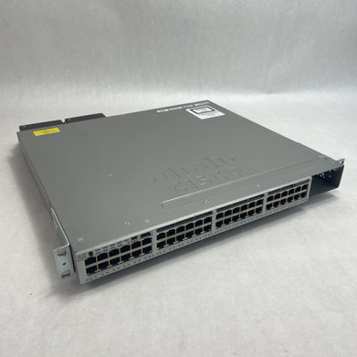 Cisco WS-C3850-48PW-S 48-Port PoE+ Gigabit Layer 3 Managed Switch Tested & Reset