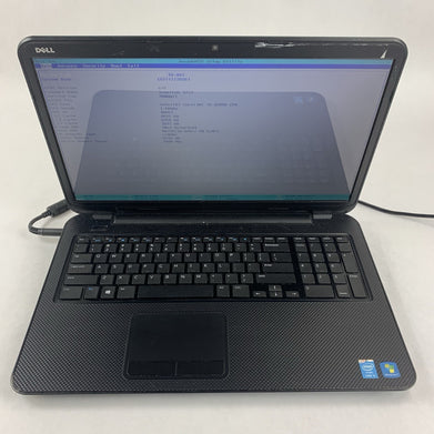 Dell Inspiron 17-3737 17.3” Laptop i5-4200U 1.6 GHz 8 GB Ram No SSD/OS/AC