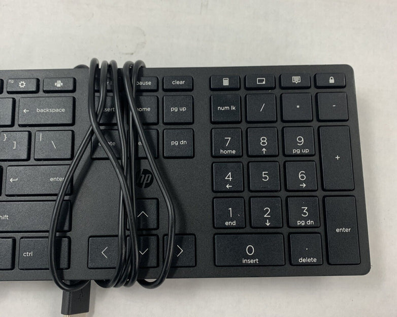 Lot of 5 HP L96909-001 Wired Desktop 320K USB Keyboard