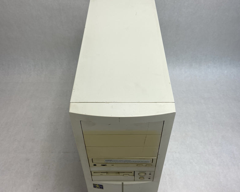 Vintage Enlight EN-7237 Beige Mid Tower Computer Case AGI HP-P3507F5 350W PSU