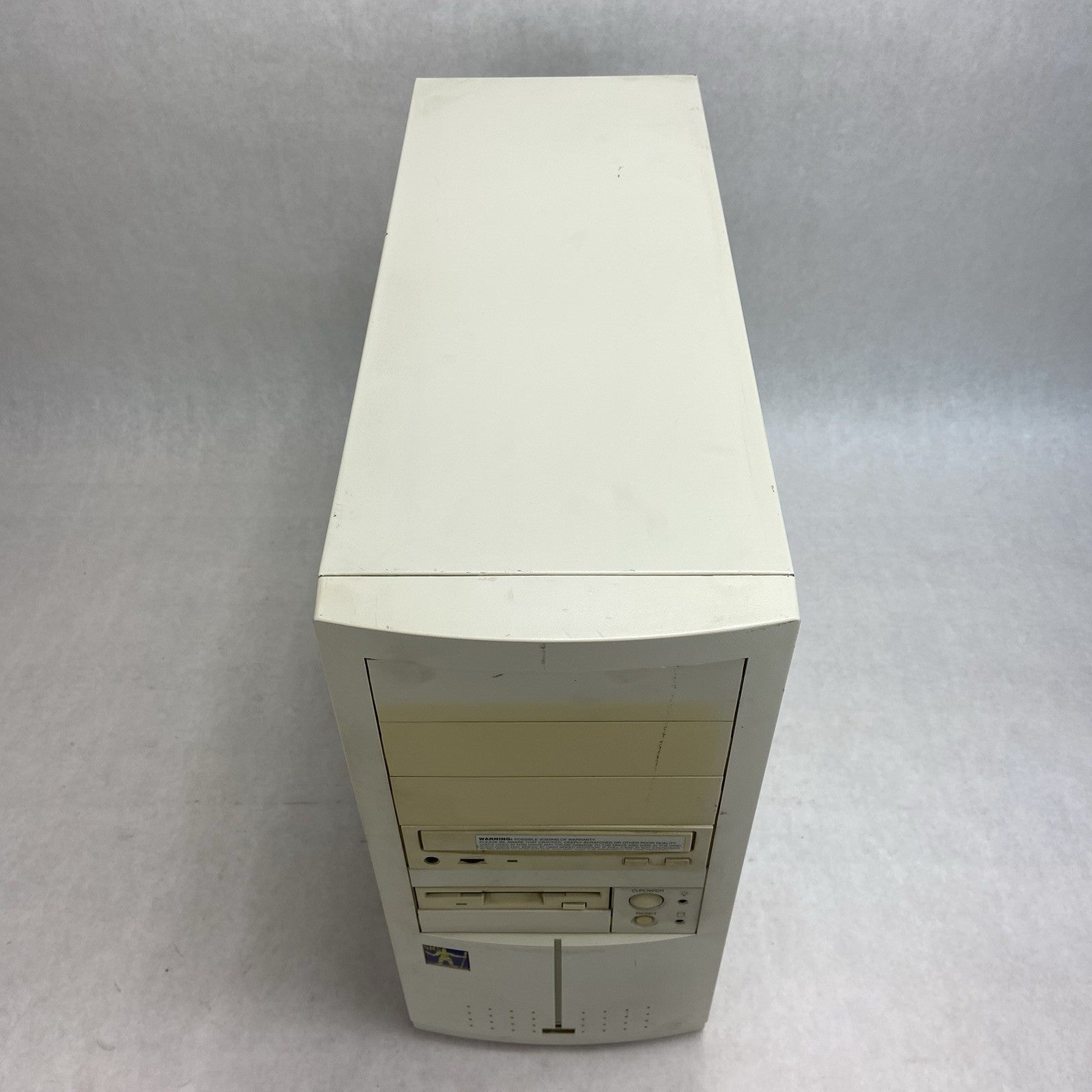 Vintage Enlight EN-7237 Beige Mid Tower Computer Case AGI HP-P3507F5 350W PSU2
