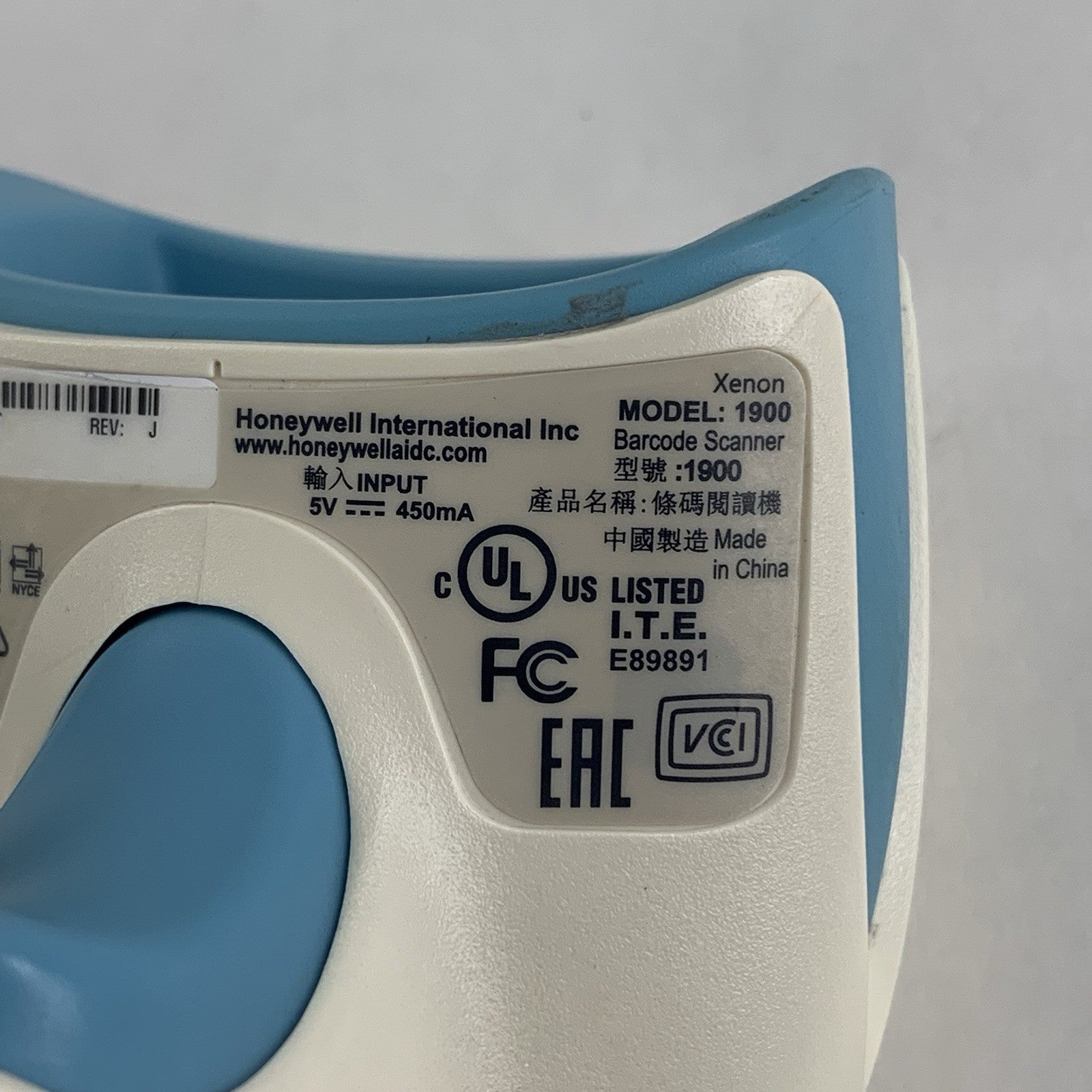 Honeywell Xenon 1900 USB Handheld Barcode Scanner Tested W/ USB Cord5