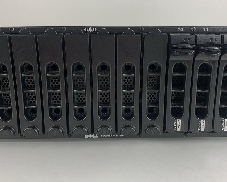 Dell PowerVault MD3000i AMP01 Storage Array 4x Cad 2x PSUs No HDDs/Controllers