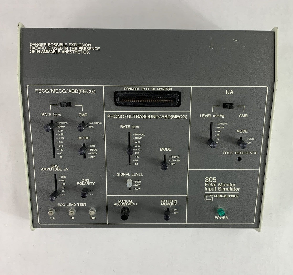 Corometrics 305 Fetal Monitor Input Simulator - Power Tested7