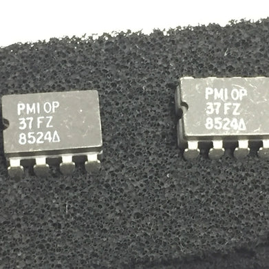 NOS PMI OP37FZ  IC  8 Pin  Lot of 2