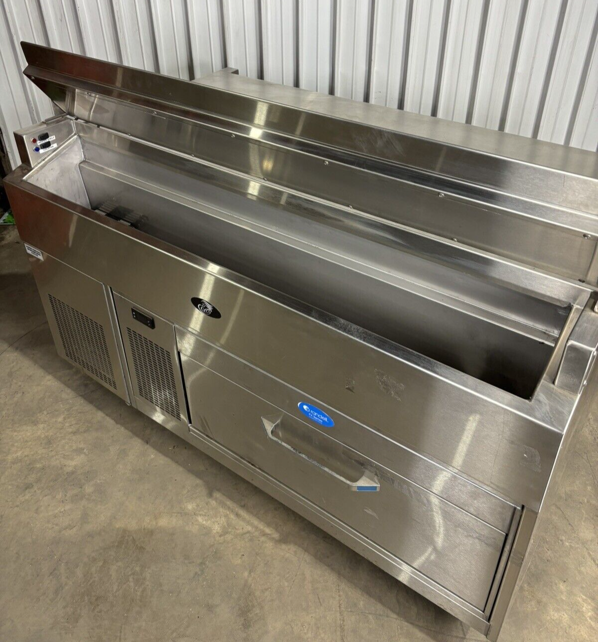 Randell FX-1-290 One Drawer Refrigerator Freezer Chef Base Prep Table 115V Cools