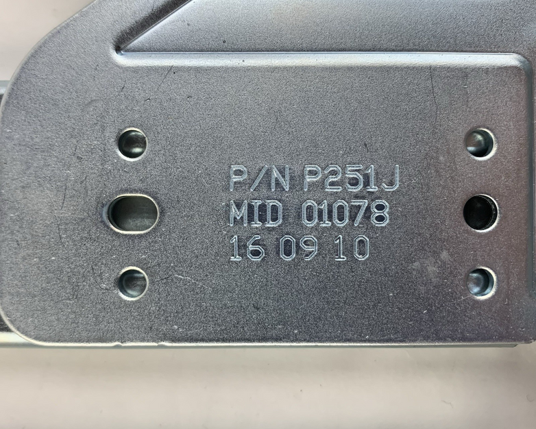 Dell MM97J P251J 1U Left and Right Sliding Server Rails