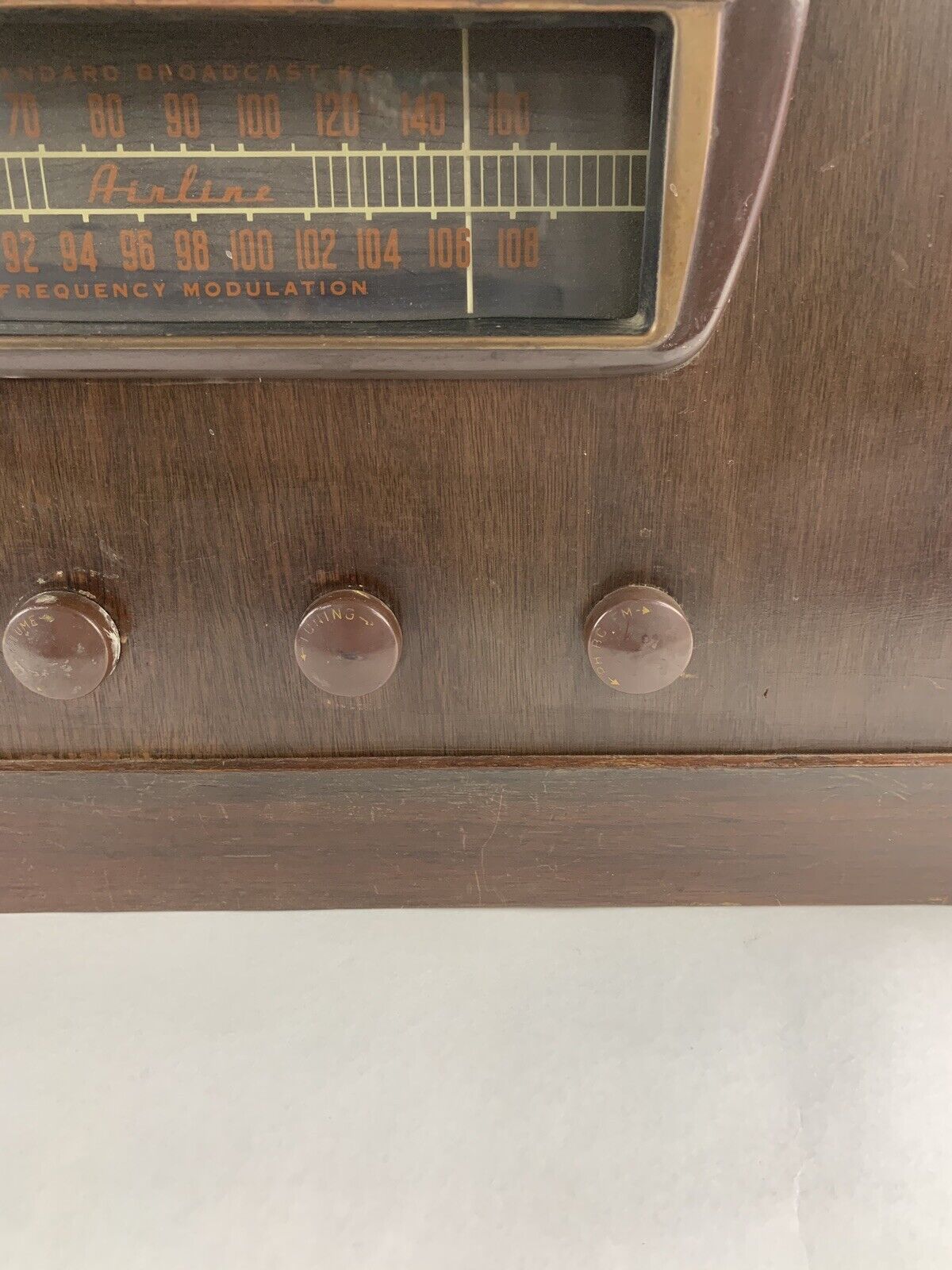 Montgomery Ward 62J-57 Super Sensitive Airline Radio Powers No Output Cut Cord