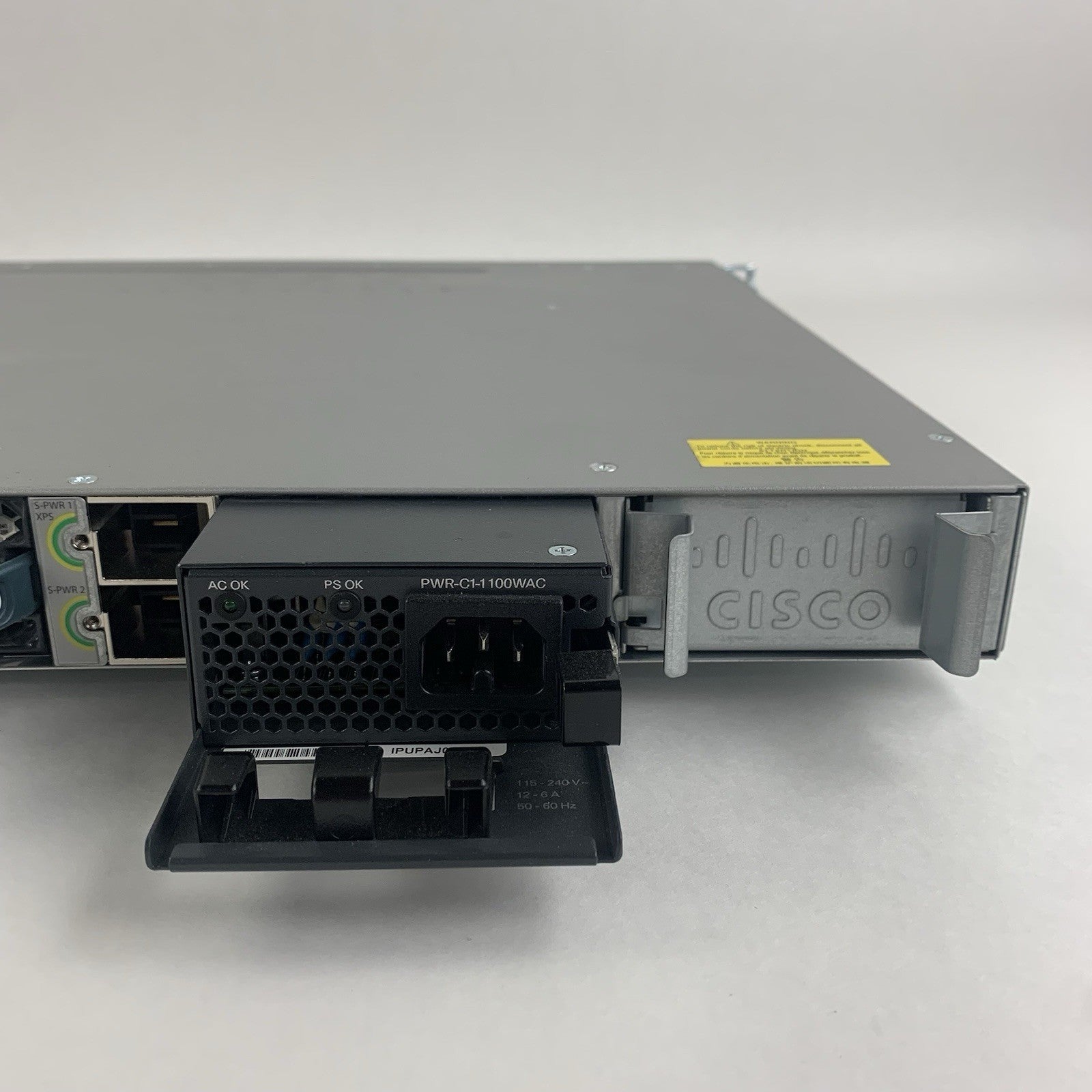 Cisco WS-C3850-48P-L V07 48-Port PoE Switch Tested w/ C3850-NM-4-10G 1x PSU7