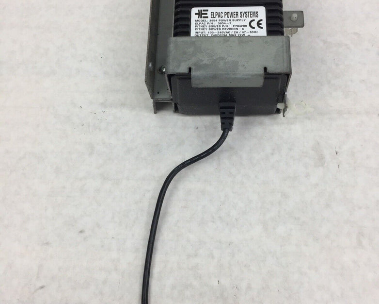 Elpac Power Systems 3654-2 F784200 Power Supply 24 VDC 3 Amp