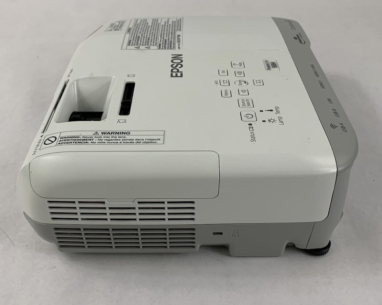 Epson PowerLite 98H H687A LCD Lamp Projector 1311 Lamp Hours - No Remote