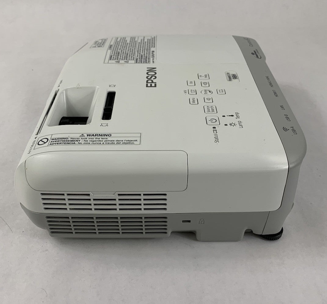 Epson PowerLite 98H H687A LCD Lamp Projector 1311 Lamp Hours - No Remote2