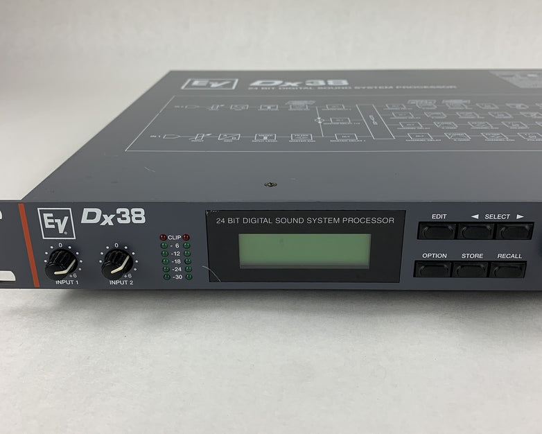 Electro-Voice (EV) Dx38 Digital Sound System Processor Tested