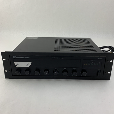 University Sound  MA605B  60-Watt Mixer-Amplifier Tested