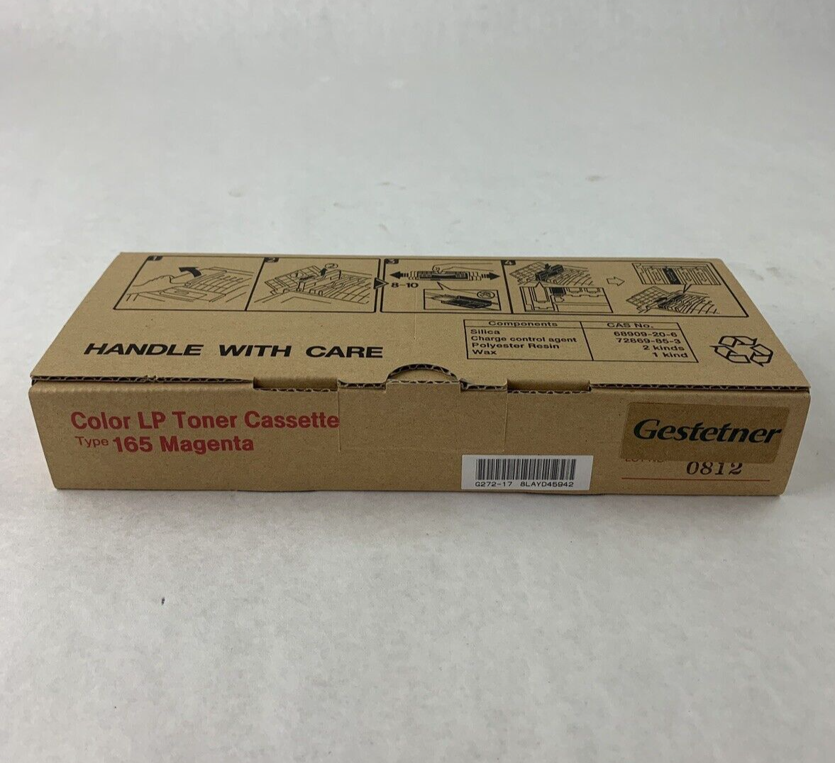 New Box Opened Sealed Ricoh Magenta Type 165 Color LP Toner Cassette