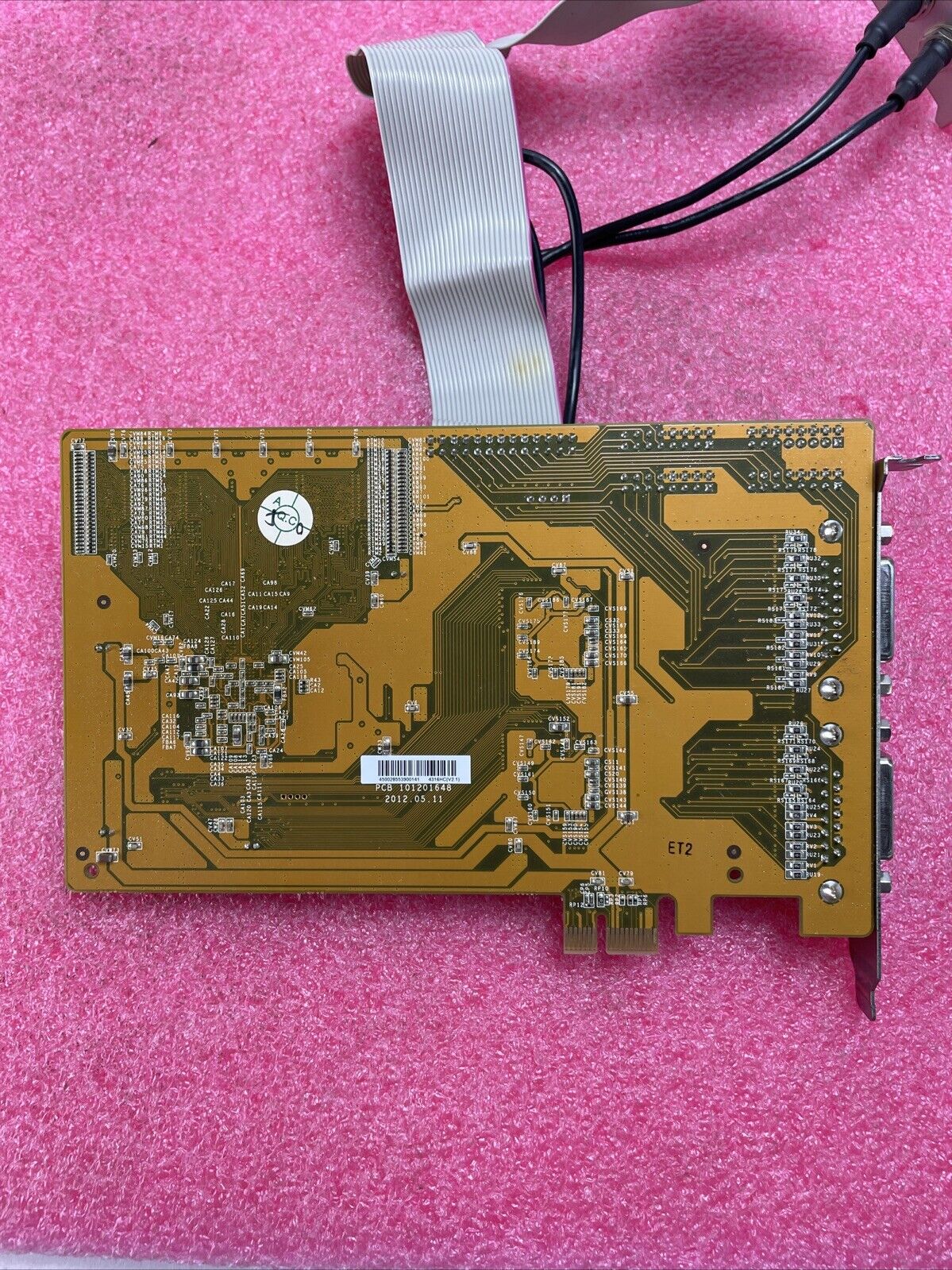 New Hikvision DS-4316HCVI-E 16-Channel Video Audio Capture PCIe DVR NVR & Cables