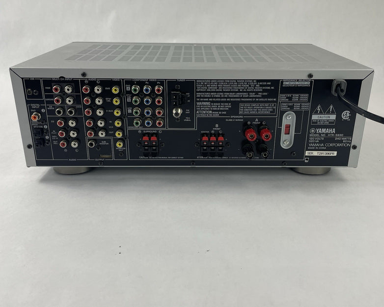 Yamaha HTR-5930 5.1 Channel Home Theater Audio Receiver No Remote For Parts