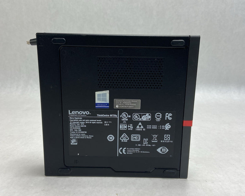Lenovo ThinkCentre M720q Micro Intel Core i5-8400T 1.7GHz 8GB RAM No HDDOSAC