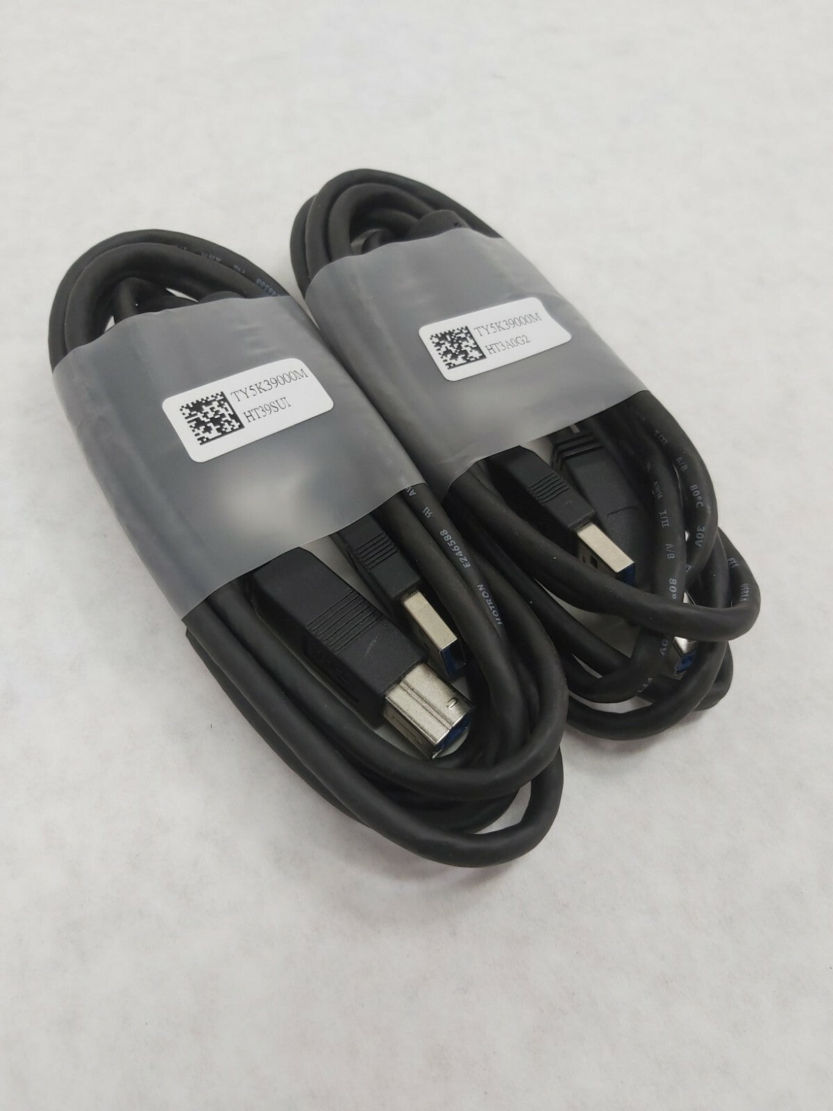 Hotron 6' ft SuperSpeed USB 3 Type A Male to B Male Cable TY5K39000M Lot of 2