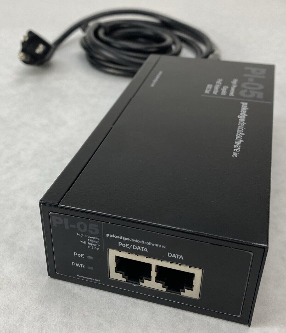 Pakedge PI-05 802.3at Power Over Ethernet Injector High Powered Gigabit PoE