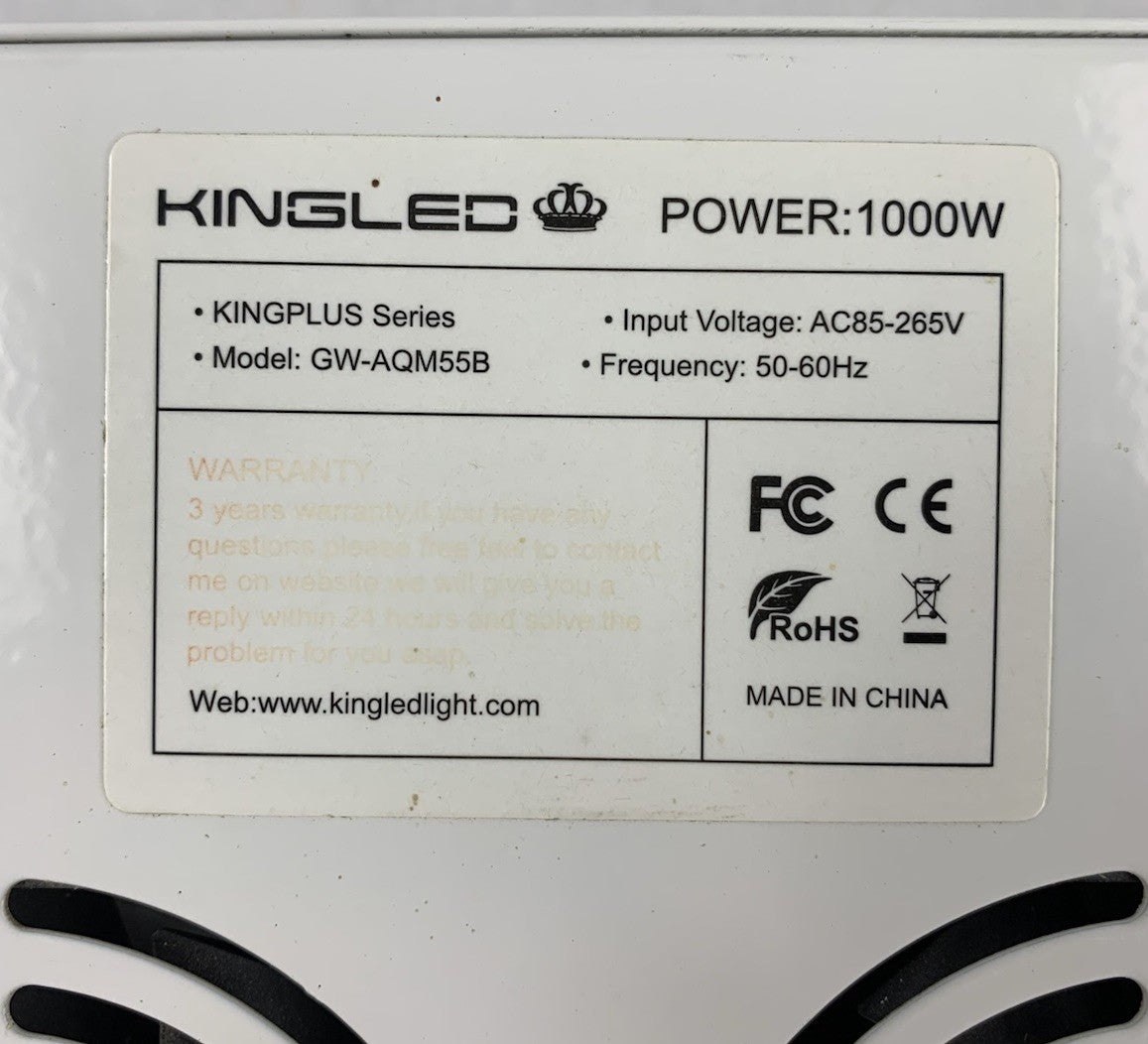 KINGLED Kingplus GW-AQM55B 1000W Grow Light7