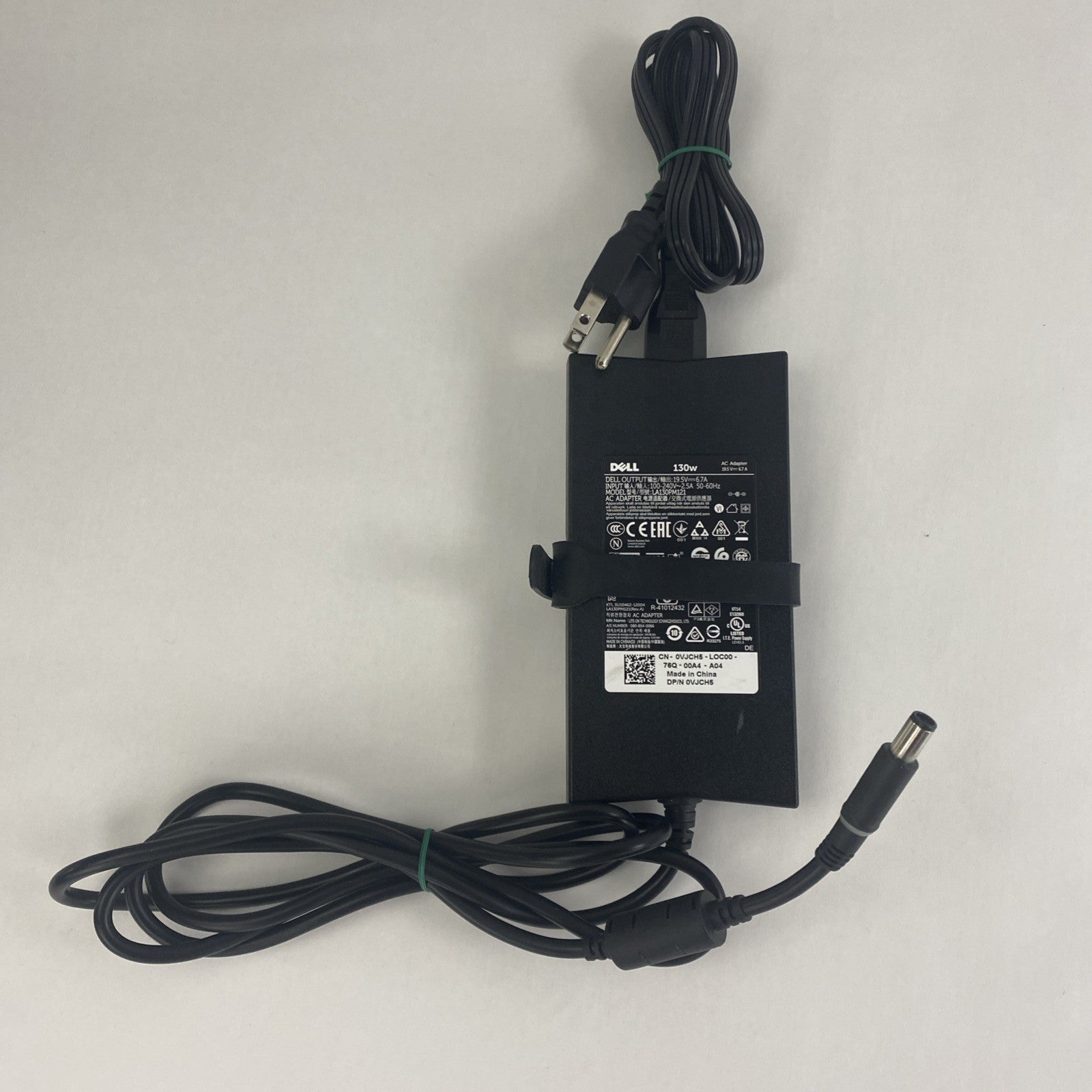 Dell LA130PM190 130W AC Adapter Lot of 5 W/ Power Cord3